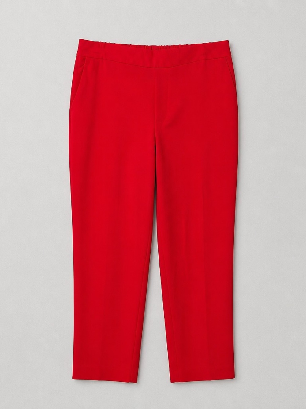 Banana Republic Red Pull-On Ankle Pants